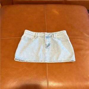 **BRAND NEW** Edikted Denim Mini Skirt